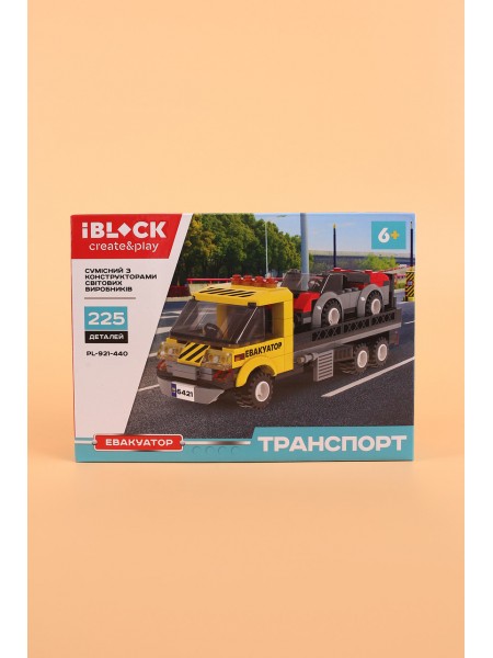 Конструктор Евакуатор Iblock PL-921-440 Різнобарвний (2000989445913)