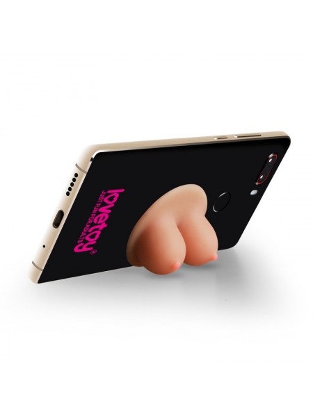 Універсальний тримач для телефона у формі жіночих грудей Lovetoy Universal Boobie Stand Holder