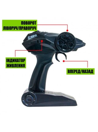 Машинка off-road кравлер на р/в 1:14 чорний KD89613 Sulong Toys