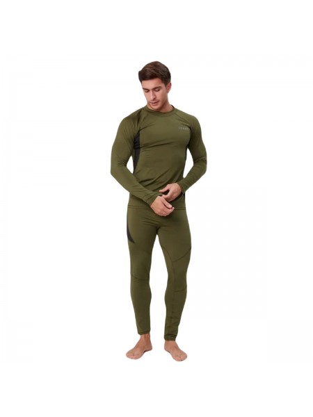 Комплект тактічної термобілизни Eagle JA-09 на флісі Green XXL (3_02558)