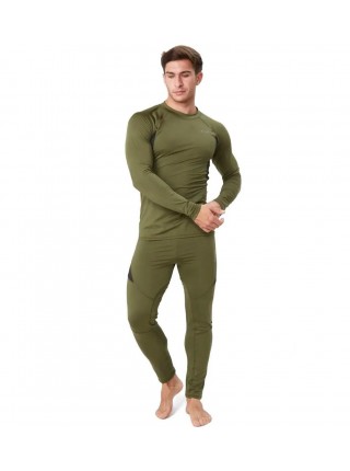 Комплект тактічної термобілизни Eagle JA-09 на флісі Green XXL (3_02558)