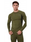 Комплект тактічної термобілизни Eagle JA-09 на флісі Green XXL (3_02558)