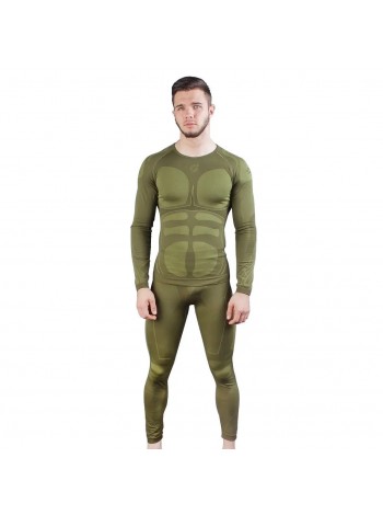 Комплект тактічної термобілизни Eagle JA-09-3 Green M (3_02561)