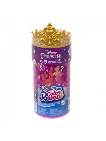 Набір сюрприз із мінілялькою Royal Color Reveal Disney Princess HMB69 (194735123759)