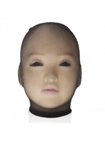 Шовкова чорна маска-чулок на голову Silk Stockings Hood Bdsm4u