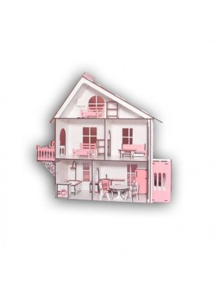 Будиночок ляльковий на 5 кімнат 46.5х37.4 см Toy Options PH218613