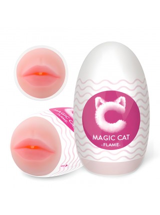 Багаторазовий мастурбатор MAGIC CAT Flame з імітацією ротика
