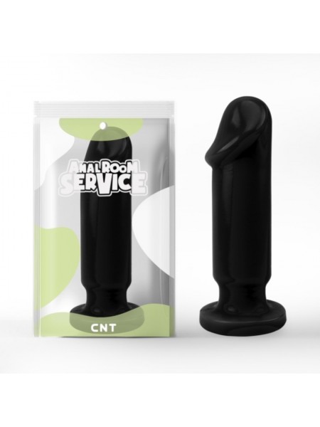 Чорна анальна пробка з головкою Anal Trainer Large Cnt