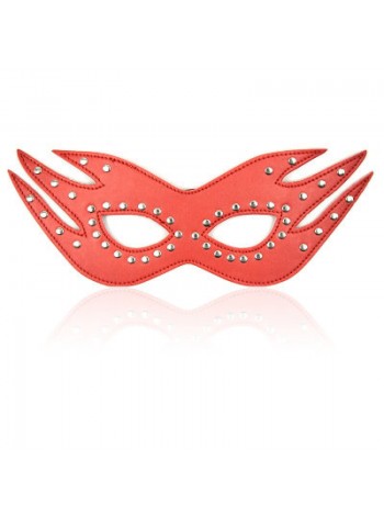 Маска на очі Leather Cat Mask Red Bdsm4u
