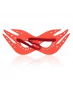 Маска на очі Leather Cat Mask Red Bdsm4u