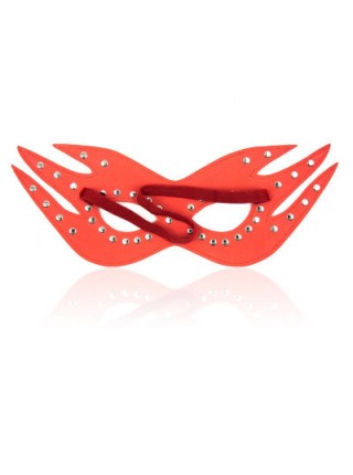 Маска на очі Leather Cat Mask Red Bdsm4u