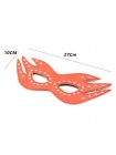 Маска на очі Leather Cat Mask Red Bdsm4u