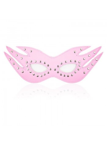Маска на очі Leather Cat Mask Pink Bdsm4u