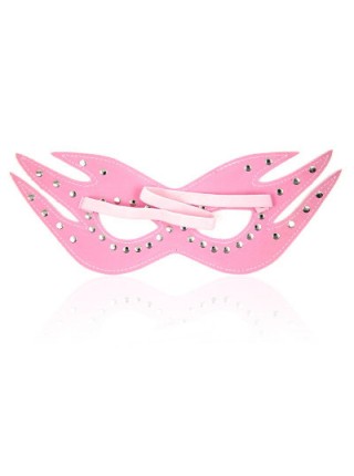 Маска на очі Leather Cat Mask Pink Bdsm4u