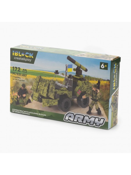 Дитячий конструктор "Армія" IBLOCK PL-921-427-172 Різнобарвний (2000989700555)