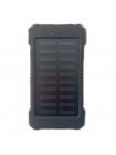 УМБ Power Bank Solar 10000 mAh повербанк із сонячною панеллю та ліхтариком Black (11228-hbr)