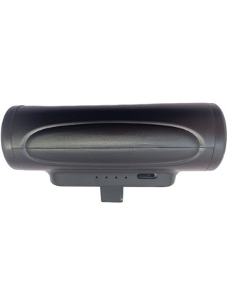 УМБ Power Bank без USB 5000 mAh повербанк з ліхтариком, для пристроїв з Lightnin Black (11235-hbr)