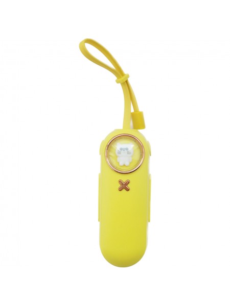 Дитячий УМБ Power Bank 5000 mAh повербанк Котик Yellow (11236-hbr)