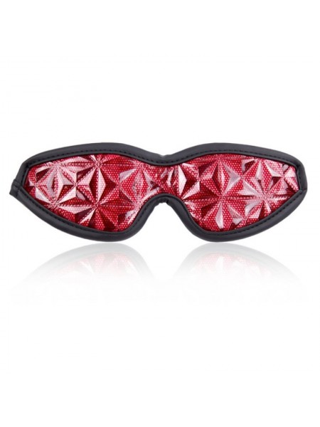 Маска із закритими очима червона на гумці Fantasy Crocodile Pattern Blindfold Bdsm4u