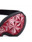 Маска із закритими очима червона на гумці Fantasy Crocodile Pattern Blindfold Bdsm4u