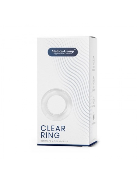 Прозоре ерекційне кільце медичне Clear Ring Intimate Medicagroup