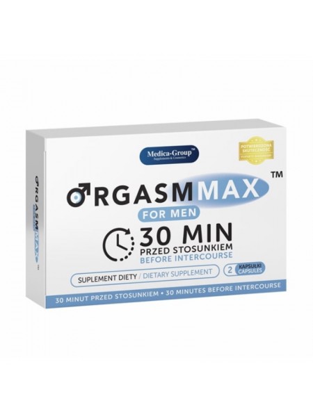 Капсули для потенції Orgasm Max for Men Capsules 2 шт Medicagroup