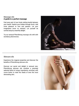 Масажна олія з феромонами PheroStrong Exclusive for Men Massage Oil 100 мл