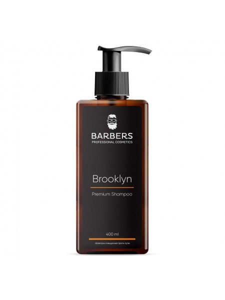 Шампунь для чоловіків проти лупи Barbers Brooklyn 400 мл