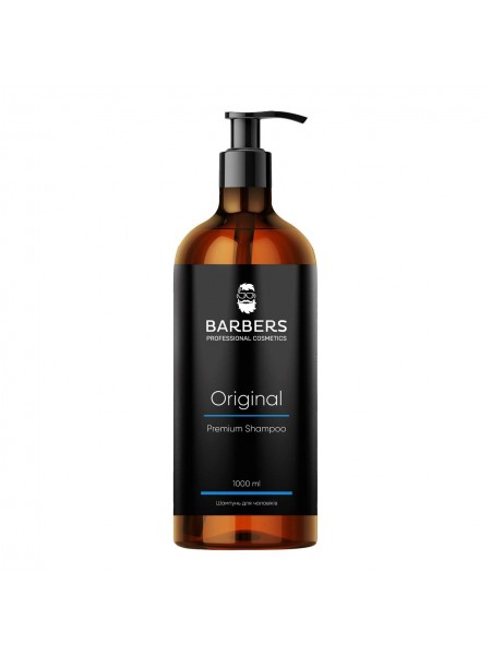 Шампунь для чоловіків для щоденного використання Barbers Original 1000 мл