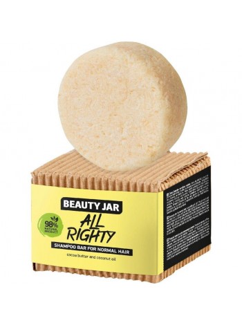 Твердий шампунь для нормального волосся All Righty Shampoo Beauty Jar 65 г