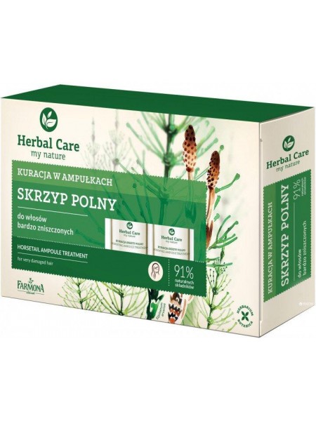 Поживний засіб проти випадіння та стимулювальний ріст волосся Farmona Herbal Care 5 мл*5 шт.