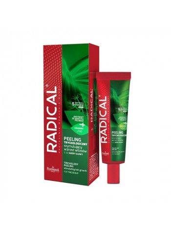 Триологічний пілінг для шкіри голови для стимулювання росту волосся Farmona Radical 75 мл