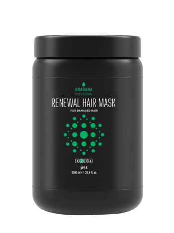Маска Відновлення для пошкодженого волосся RENEWAL MASK for damaged hair ANAGANA 1000 мл