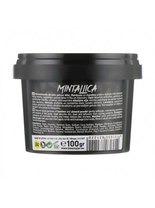 Очисний скраб-шампунь для шкіри голови Mintallica Beauty Jar 100 г