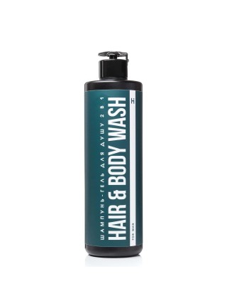 Шампунь-гель для душу 2 в 1 Hair&Вody Wash For Man Hillary 500 мл