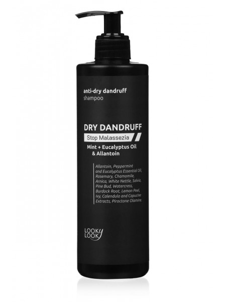 Шампунь проти сухої лупи Anti-Dry Dandruff Shampoo Looky Look 500 мл
