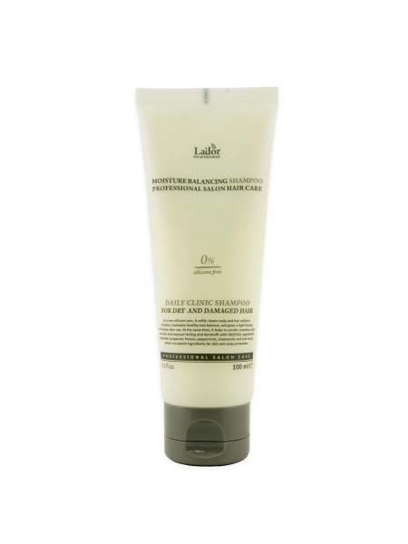 Зволожувальний безсиліконовий шампунь Moisture Balancing Shampoo Lador 100 мл