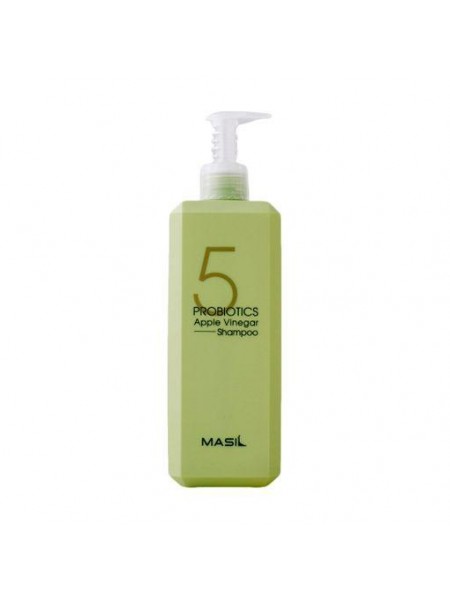 М'який безсульфатний шампунь із пробіотиками та яблучним оцтом 5 Probiotics Apple Vinegar Shampoo Masil 500 мл