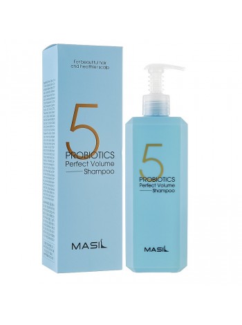 Шампунь із пробіотиками для ідеального об'єму волосся 5 Probiotics Perfect Volume Shampoo Masil 500 мл