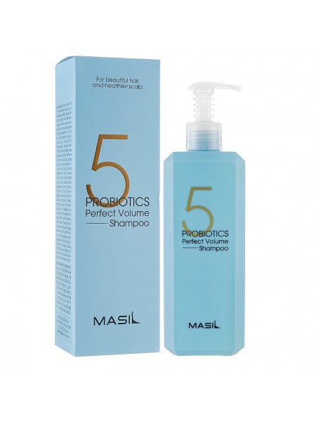 Шампунь із пробіотиками для ідеального об'єму волосся 5 Probiotics Perfect Volume Shampoo Masil 500 мл