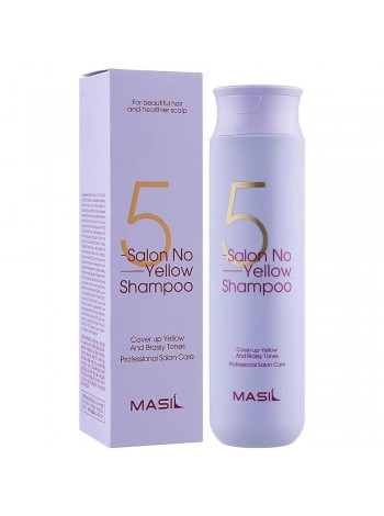 Шампунь проти жовтизни 5 Salon No Yellow Shampoo Masil 300 мл