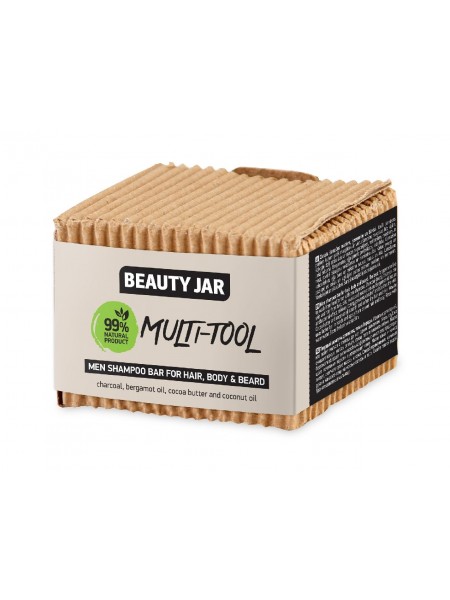 Шампунь чоловічий для волосся, тіла та бороди MultiTool Beauty Jar 60 г
