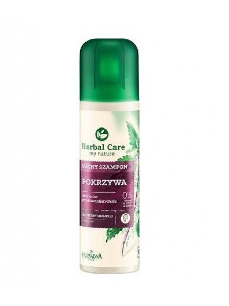 Сухий шампунь для жирного волосся Крапивний Herbal Care Farmona 180 мл