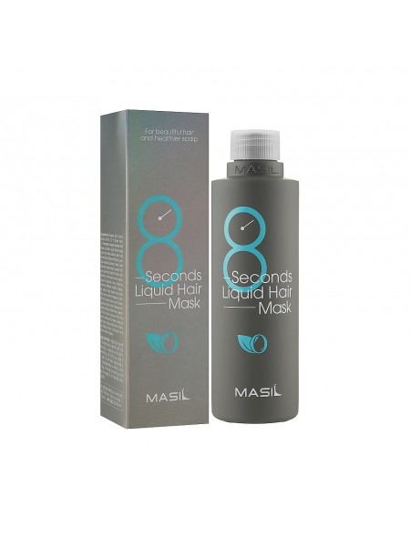 Маска для професійного відновлення пошкодженого волосся 8 seconds salon liquid hair mask Masil 100 мл