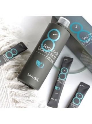 Маска для професійного відновлення пошкодженого волосся 8 seconds salon liquid hair mask Masil 100 мл