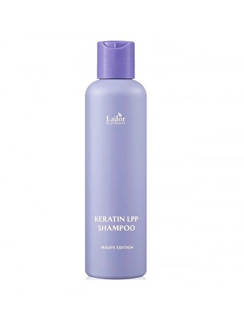 Протеїновий безсульфатний шампунь для волосся з кератином Keratin LPP Shampoo pH 6,0 MAUVE EDITION Lador 200 мл