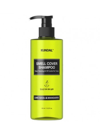 Шампунь для підлітків проти жирності All Day Smell Cover Teens Shampoo Lime Basil&Mandarin Kundal 400 мл