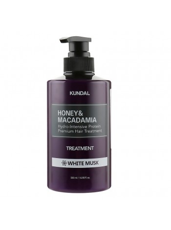 Поживний кондиціонер із медом і олією макадамії Honey & Macadamia Protein Hair Treatment White Musk Kundal
