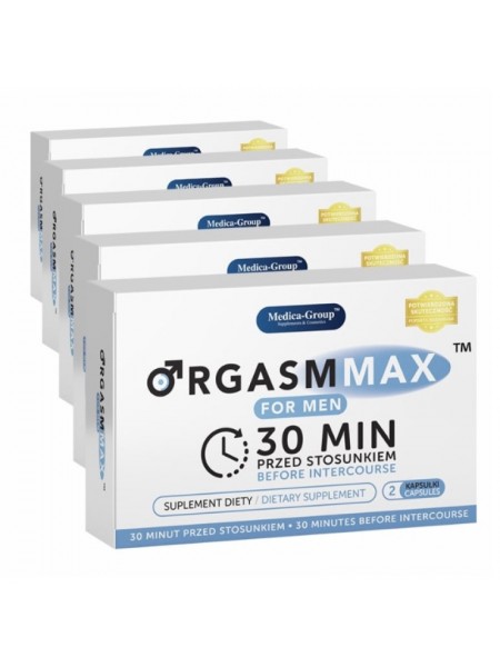 Капсули для потенції Orgasm Max for Men Capsules 5x2шт Medicagroup
