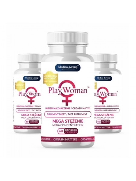 Препарат для підвищення відчуттів PlayWoman Capsules 3x60шт Medicagroup